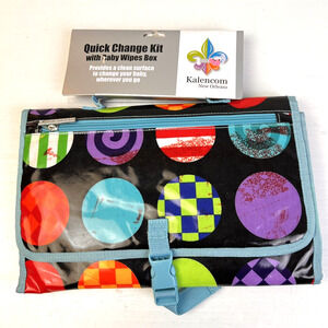 kalencom New Orleans Quick Change Kit Baby Diaper Mat Unisex Shower Gift Travel